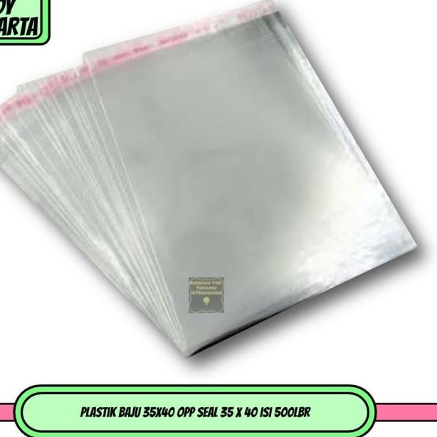 

Plastik Baju 35x40 OPP SEAL 35 x 40 isi 500lbr