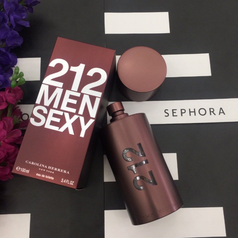 PARFUM PRIA 212 SEXY MEN BOX COVER COKLAT ORI-IMPORT