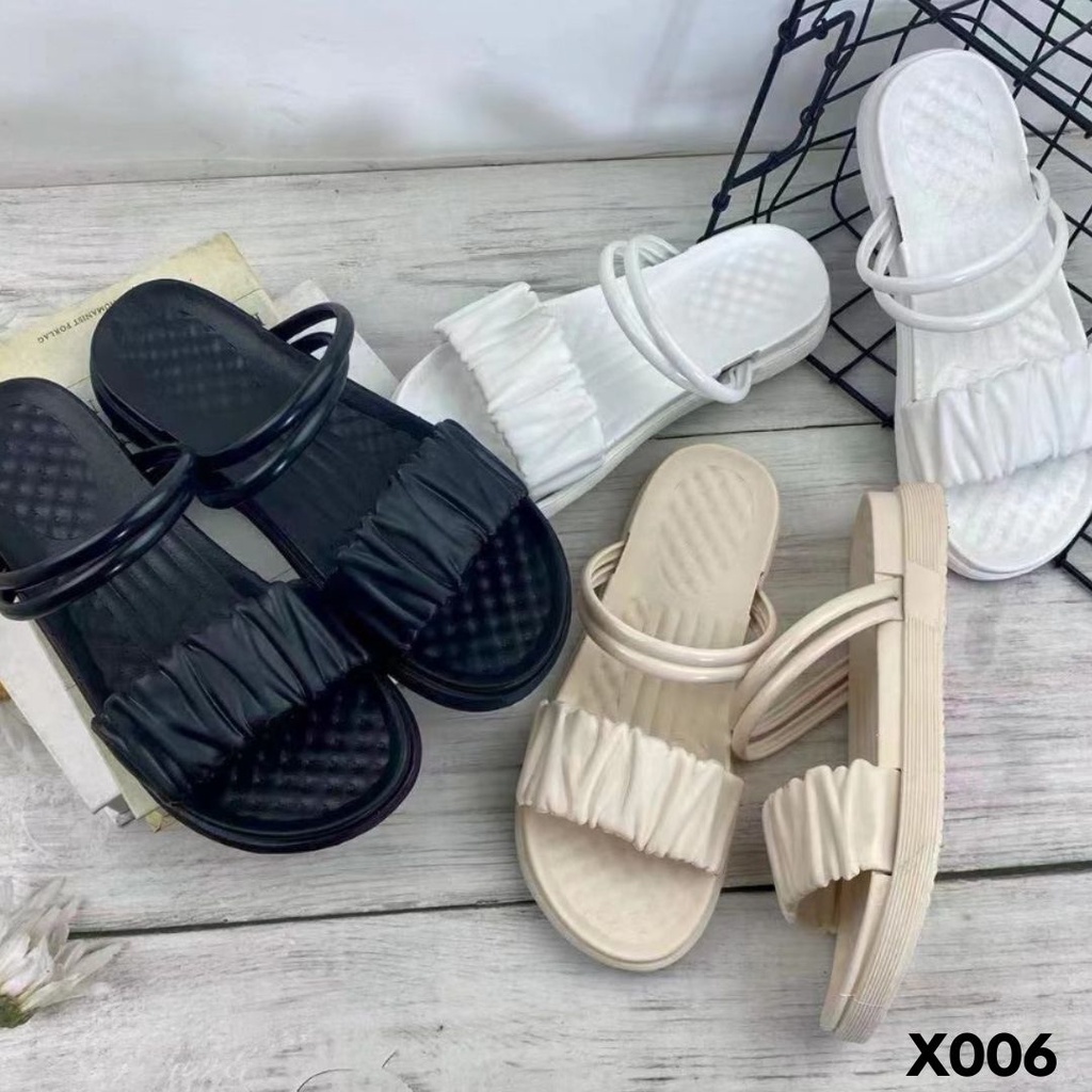 SANDAL WANITA KEKINIAN TERKECE TERKEREN TERHITS IMPORT BAHAN RUBBER 006