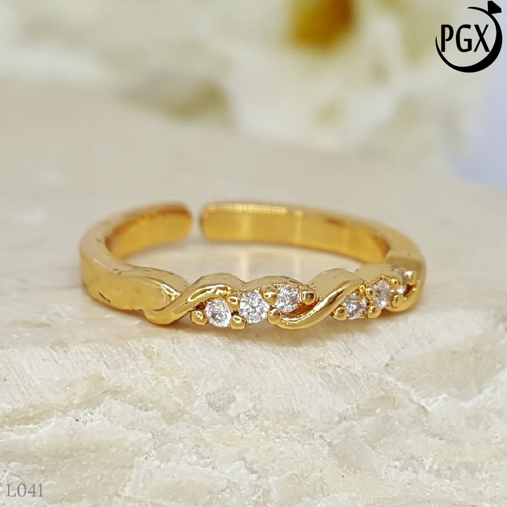 PGX Cincin Anak Xuping Aksesoris Perhiasan Lapis Emas Premium - L041