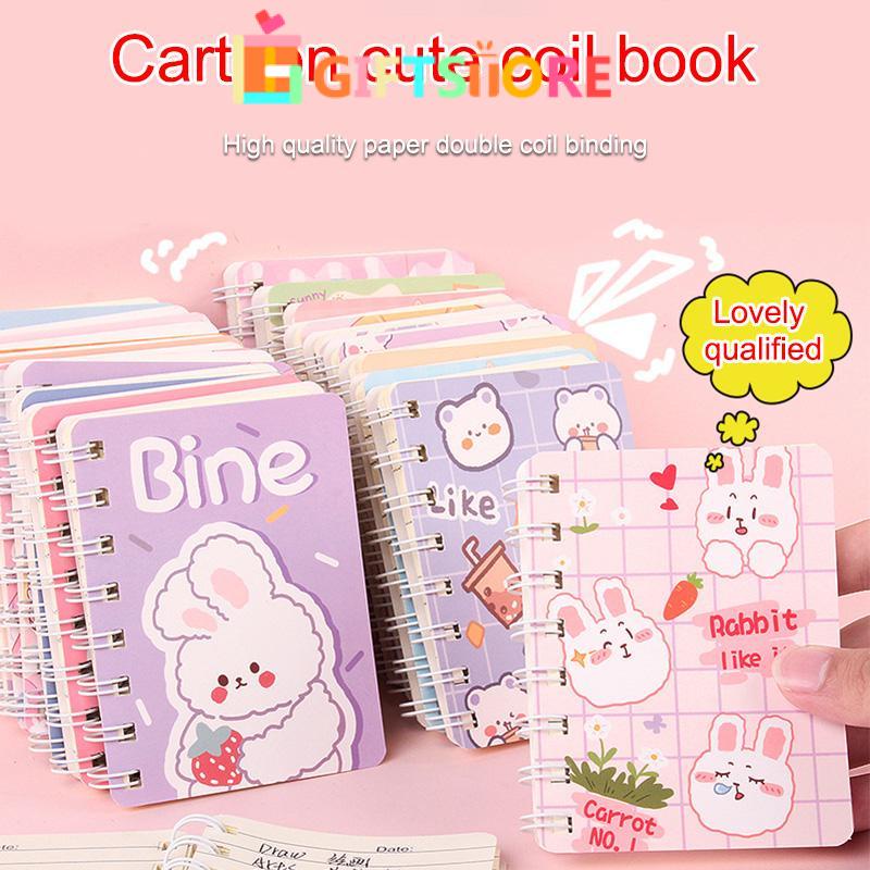 

✨COD A7 Buku kecil Kartun mini notebook ring motif buku tullis kecil lucu notebook ring motif Perlengkapan sekolah-GS