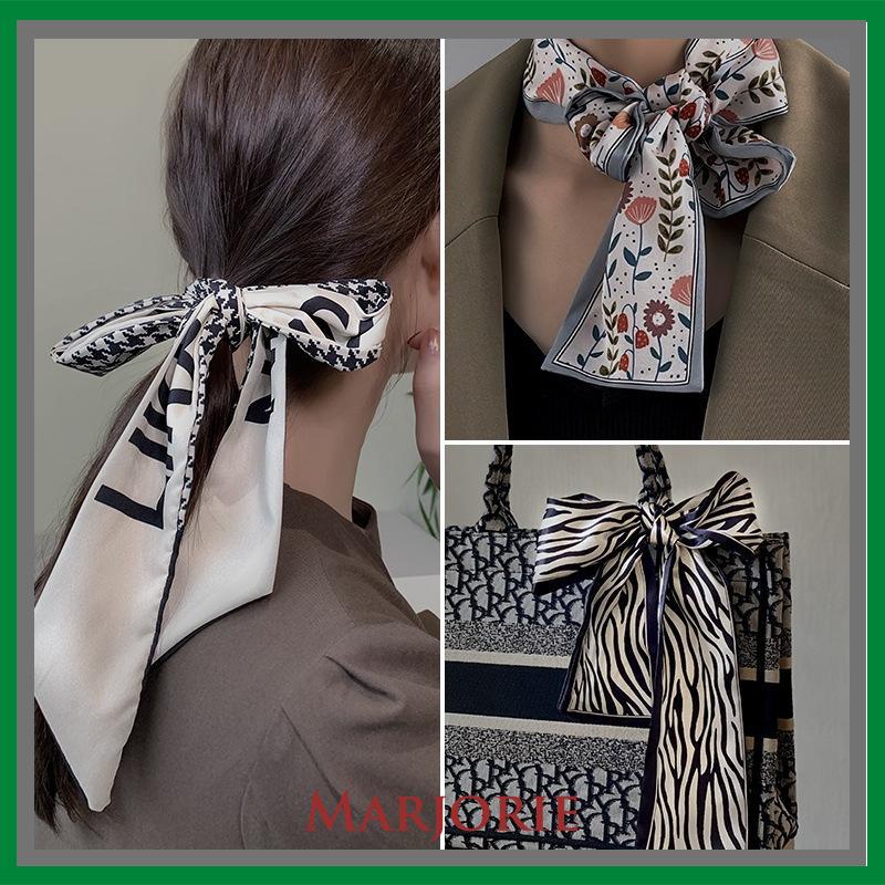 Syal/Ikat Kepala/Ikat Rambut Multifungsi Elegan/Desain Pita Prancis Wanita S-MJD