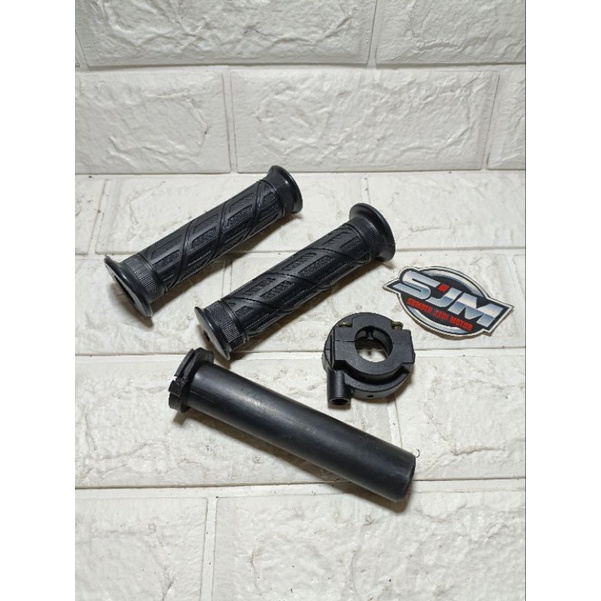 Holder Gas Rumah Gas Kanan-Handgrip- Hand Grip-Hanfat Honda gl pro gl max SET