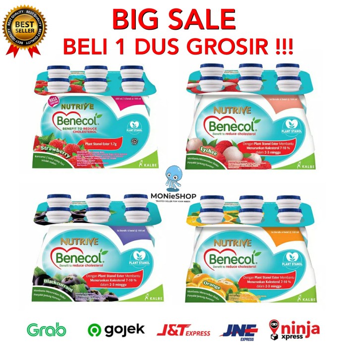 

Tokopratiwiw - Nutrive Benecol 1 Karton 6 Pack 6X100 Ml Semua Rasa