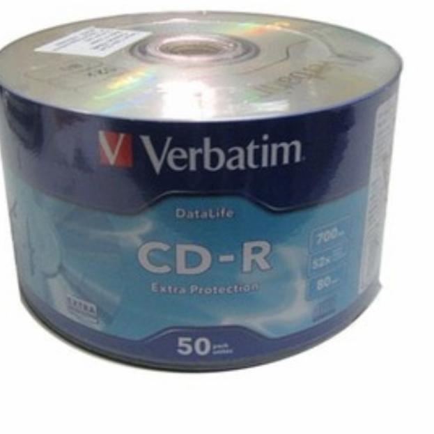 CD-R Verbatim #43787 CD Blank CD Kosong Kepingan 50pcs
