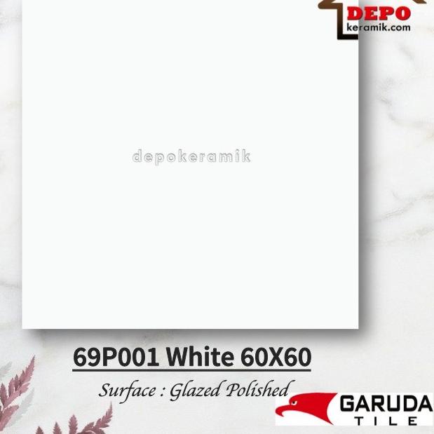 Garuda Granit 69P001 60x60 Kw1 Granit Putih Polos Glazed Polished