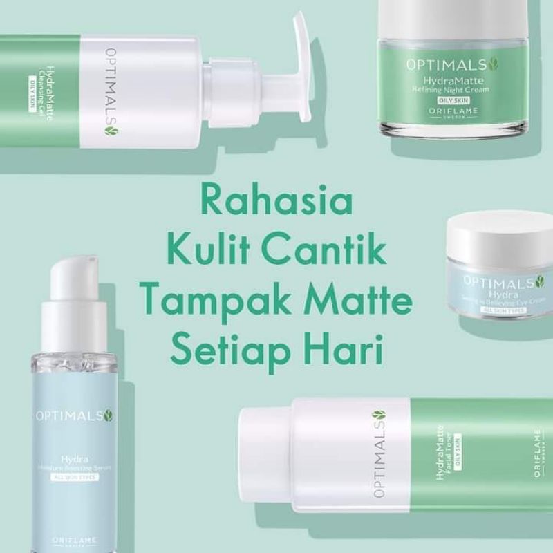 Optimals Hydra Radiance/Optimals Hydra Matte Day Cream/Night Cream/Day Fluid/Eye Cream/Serum/Toner/Gel Wash/Cleansing Gel