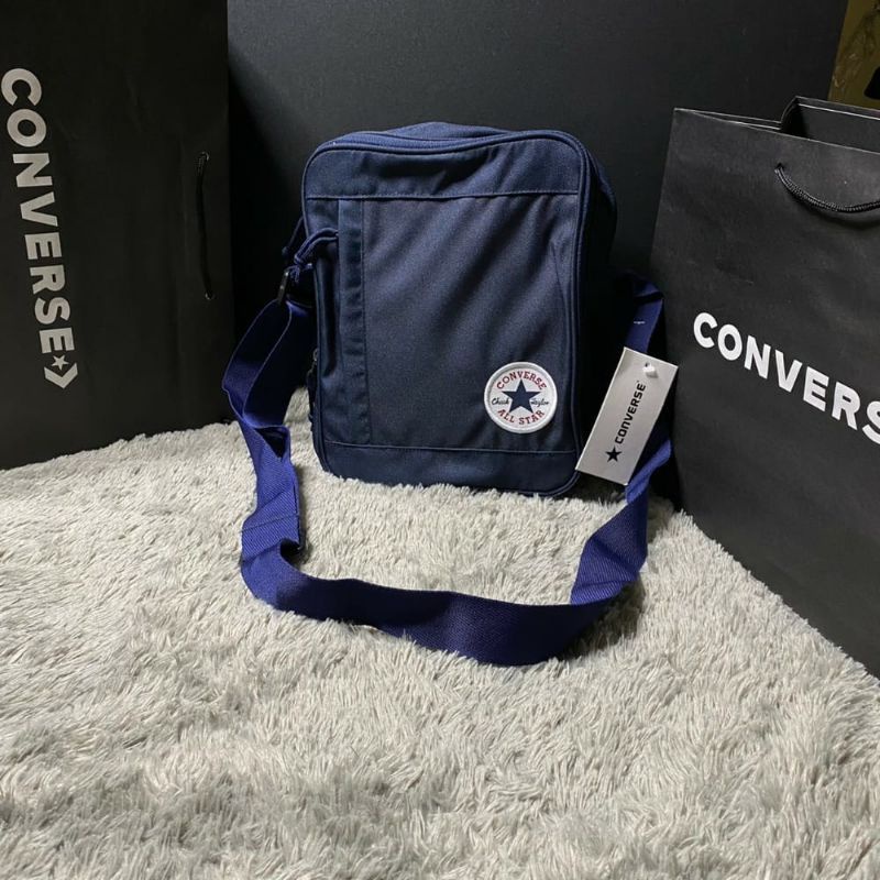 Tas Selempang Converse Import Premium FullTag Real Pict / SlingBag Converse / CrossBody Poly Convers