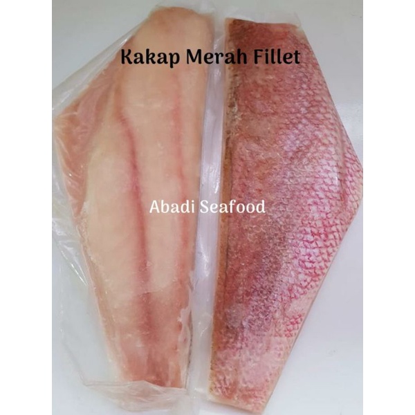 

Ikan kakap merah fillet frozen premium 285gr