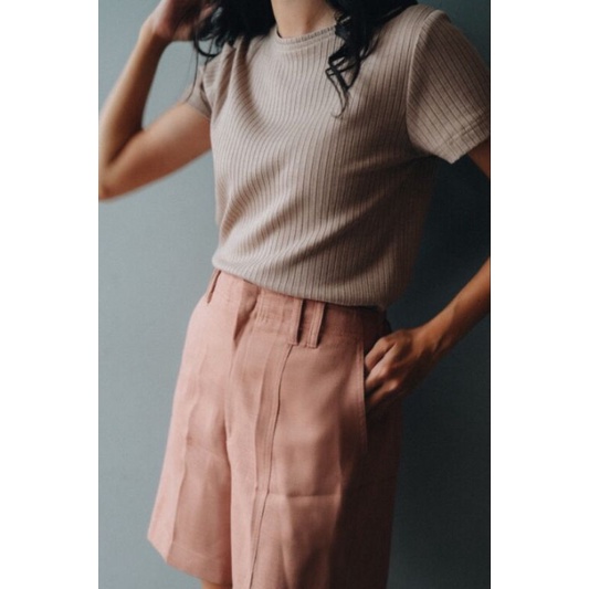 MAVEN - Mell Uncrop Sleeve Inner in Latte