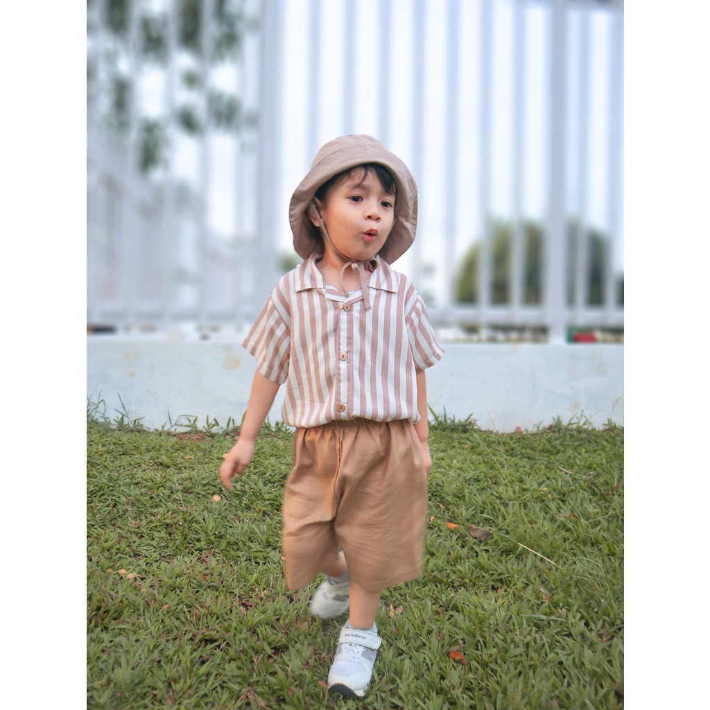 Fairy Baby Summer Stripe Set | Setelan Salur Anak Laki-Laki 1-4 Tahun