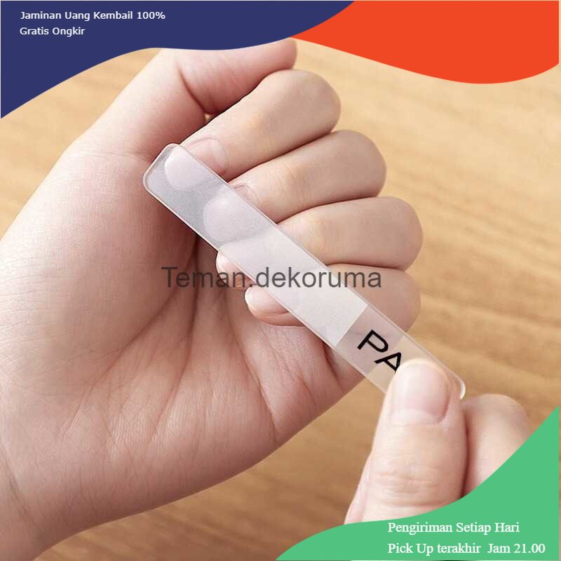 TD - PR2 PAIE Kikir Kuku Nail File Nano Glass Polishing Manicure Tools