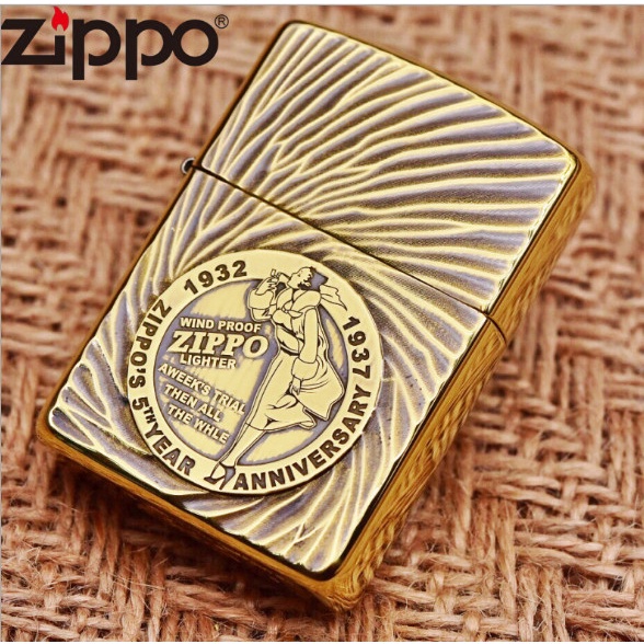 Korek Zippo Gold Ans 1937 Grafir Premium