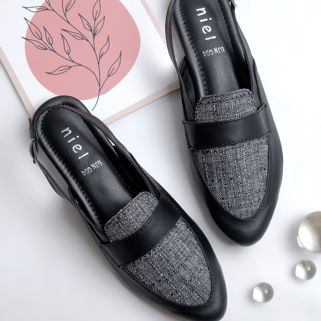 Niel Sepatu Mules Wanita Rayna