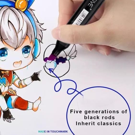 

TouchFive Marker 40 PCS / Twin Marker Sketsa Drawing /Animation Sketsa - 30 Warna