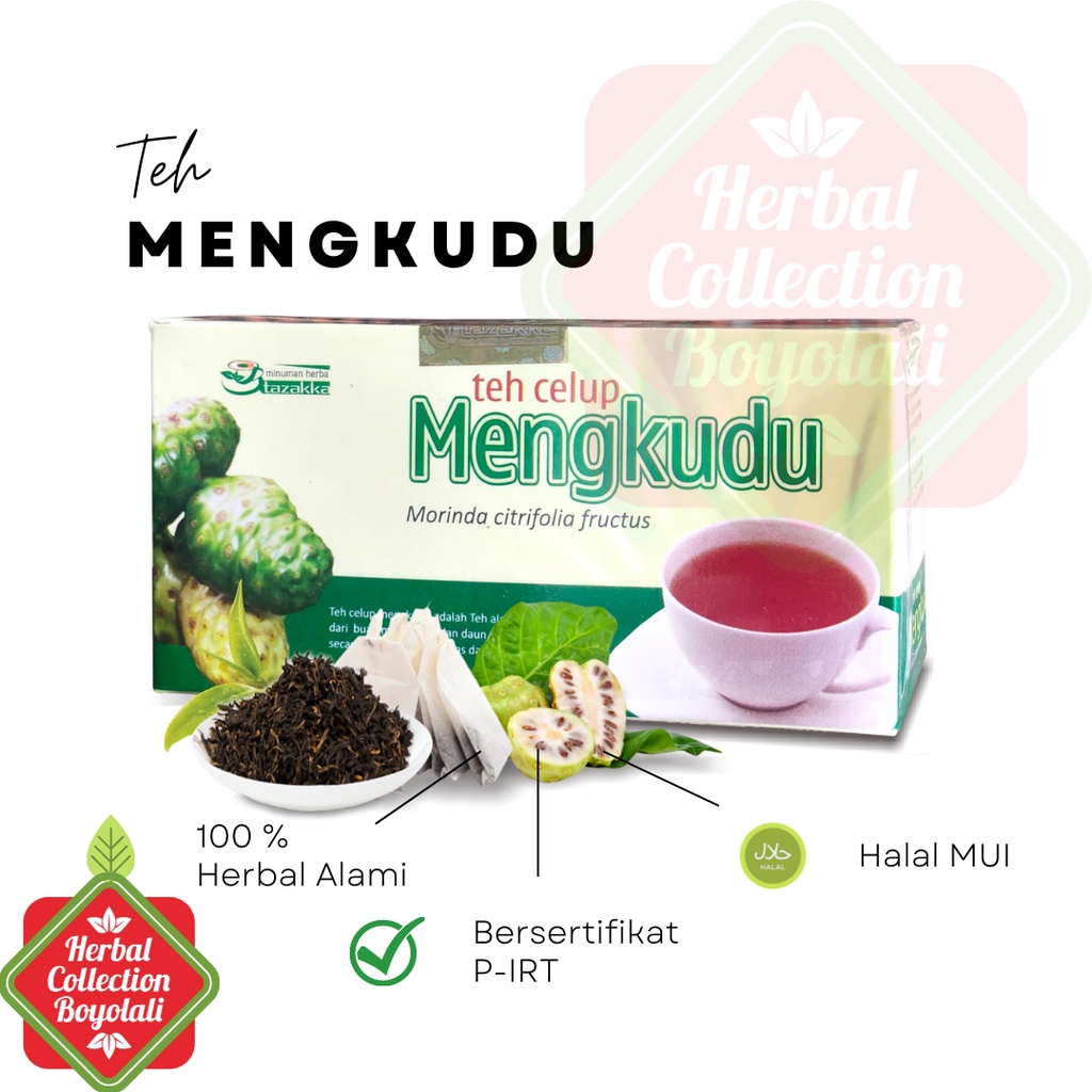 

Obat Diabetes dan Gula Dara Alami dari Teh MENGKUDU Tazakka isi 20 Kantung Teh Celup HALAL ORIGINAL