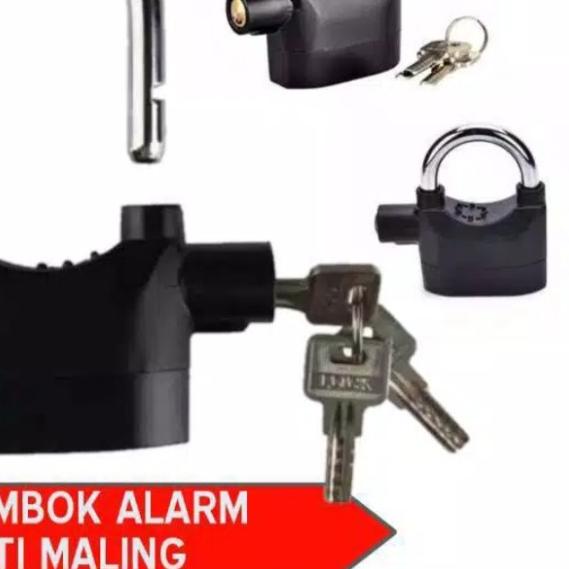 kunci gembok alrm kunci gembok motor anti maling