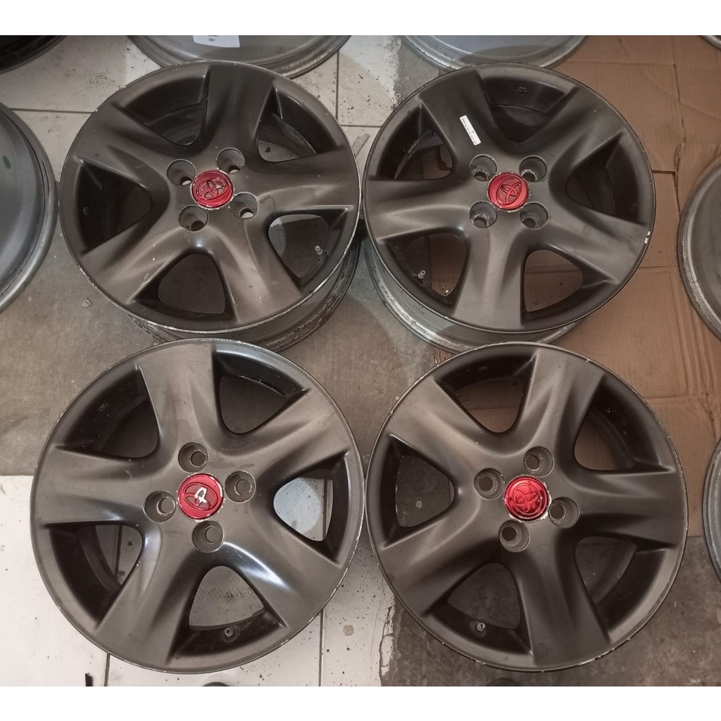 VELG MOBIL SECOND STANDAR VIOS PALANG 5 RING 15 PCD 4X100