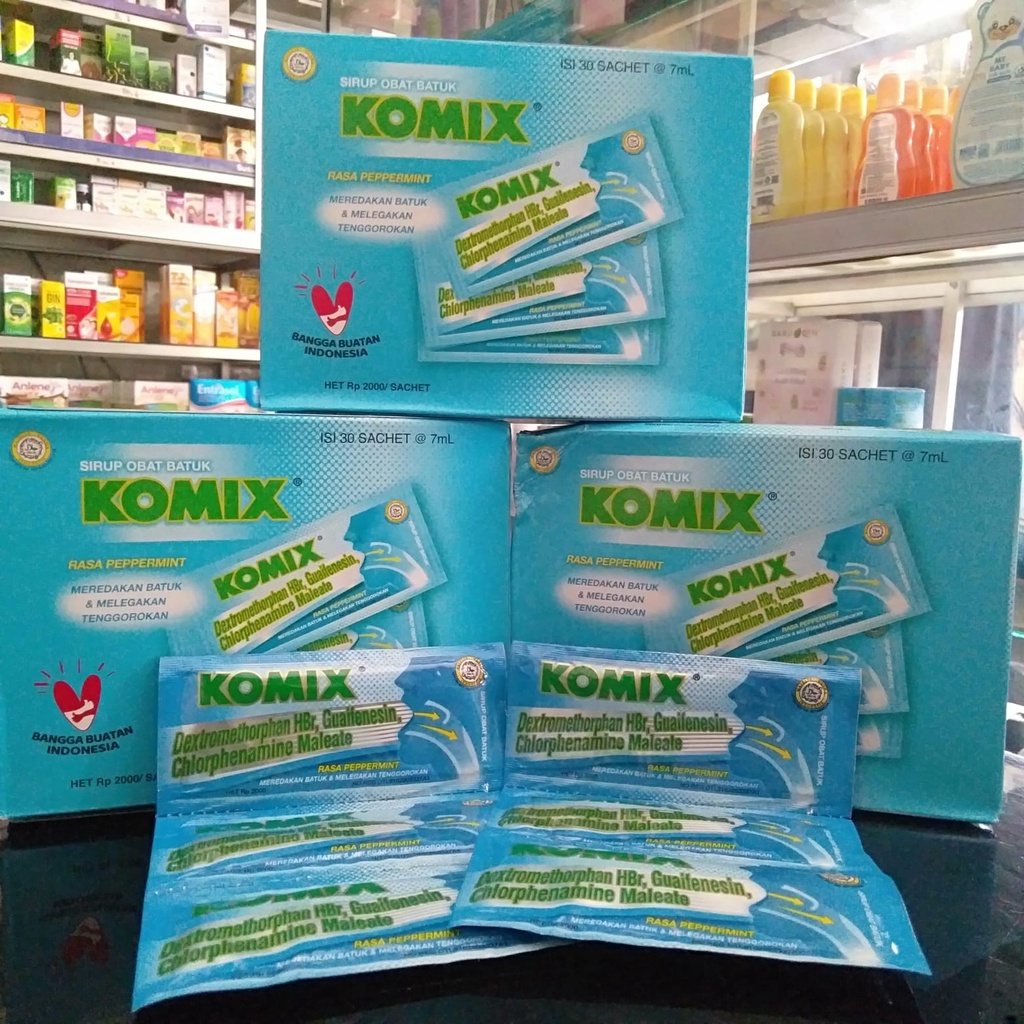 KOMIX OBAT BATUK 1 SACH 7ML VARIAN