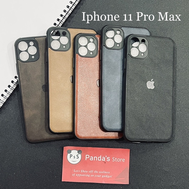 Leather Case Iphone 11, 11 Pro, 11 Pro max Softcase Kulit Elegan Casing Slim Fit