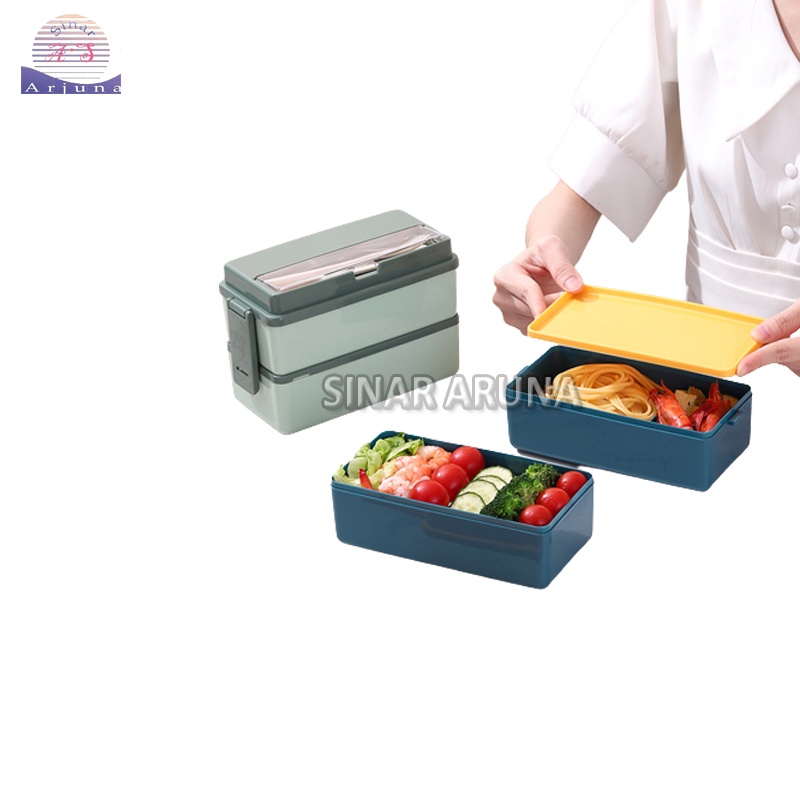 LUNCH BOX SUSUN 2 TINGKAT