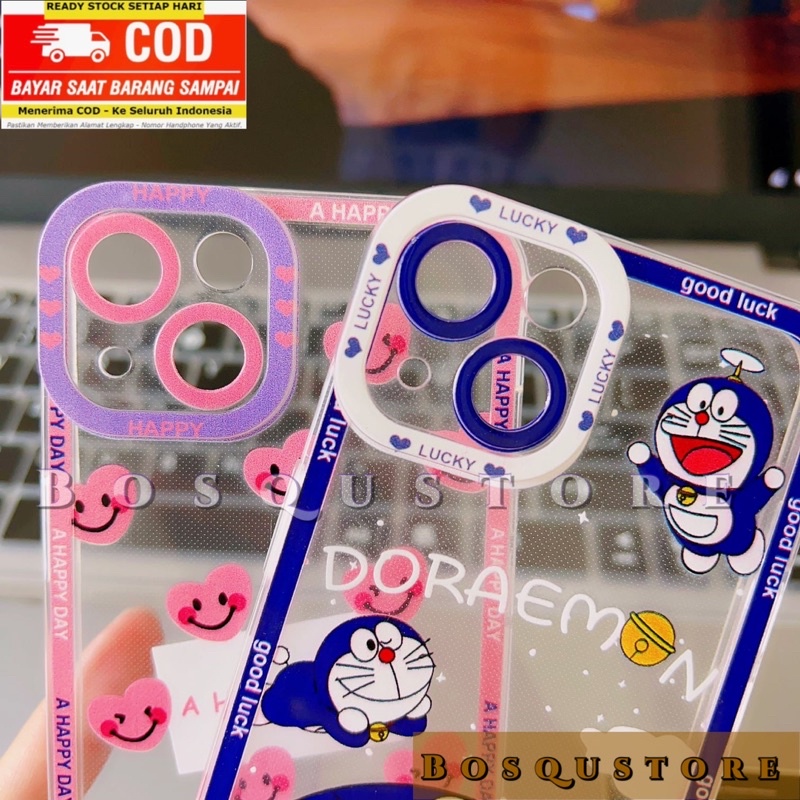 CASE REALME C55/ C33/ C30/ C31/ C35/ C25Y/ C25S/ C25/ C21Y/ C21/ C20/ C12/ C11 2021/ C11/ SOFTCASE PROTECTOR CAMERA/ CASING MOTIF BEAR/ BERUANG/ DORAEMON/ MICKEY/ LOVE PINK