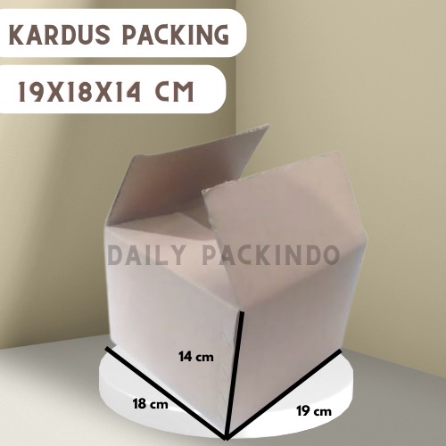 

Kardus/Packing/Dus/Corrugated/Box Ukuran 19X18X14 Cm C Flute