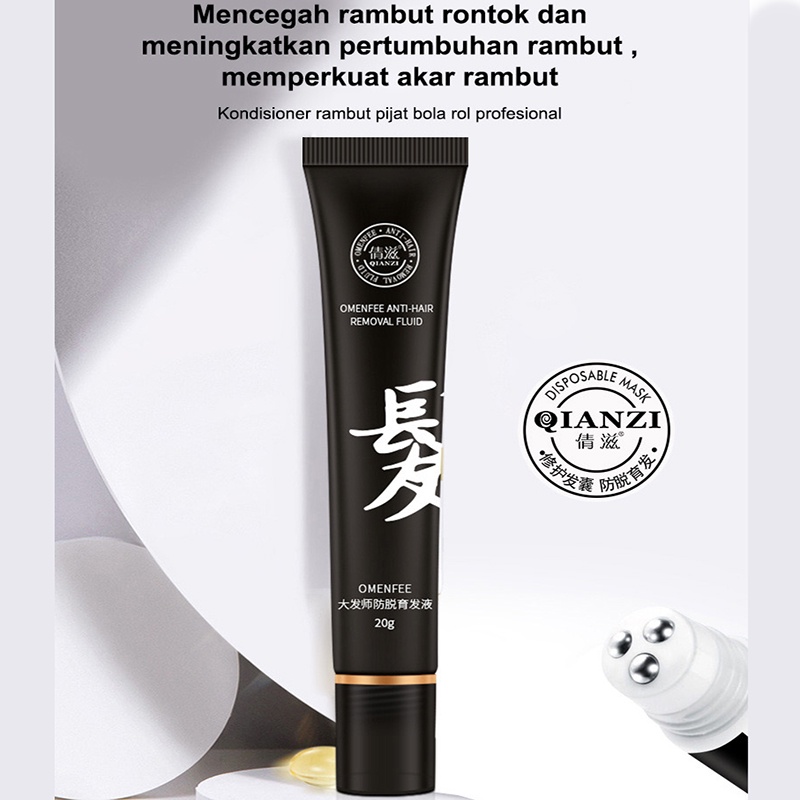 [2022 Terbaru] penumbuh rambut / penumbuh rambut botak / serum rambut rontok / 100%Asli Esensi Pertumbuhan Rambut Rollerball - Memijat pori-pori Mempercepat penyerapan Mempercepat pertumbuhan rambut 20ml