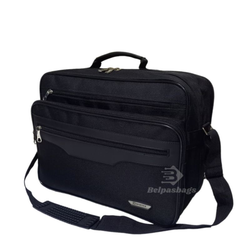 Tas kantor selempang tas kerja travel travelling sportex jumbo 0836