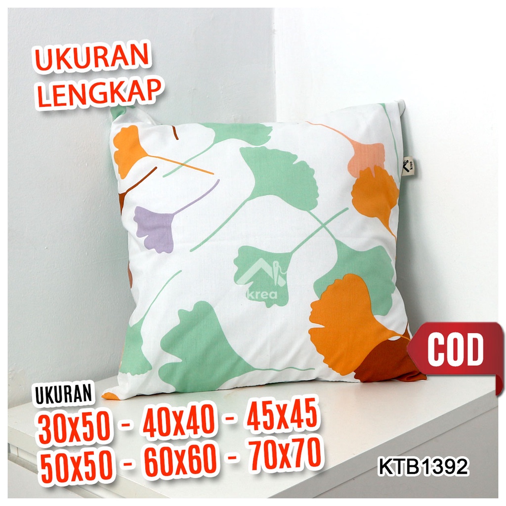 Sarung Bantal Sofa Ukuran 30x50, 40x40, 45x45, 50x50, 60x60, 70x70 - KTB1392