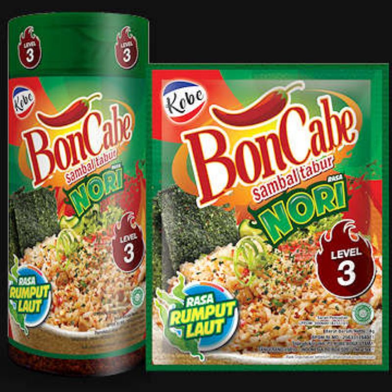 

boncabe level 3 rasa nori