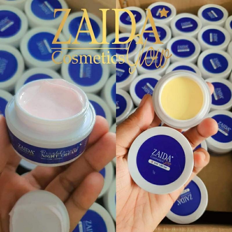 Cream Zaida Glow Cosmetik BPOM Harga satu Paket