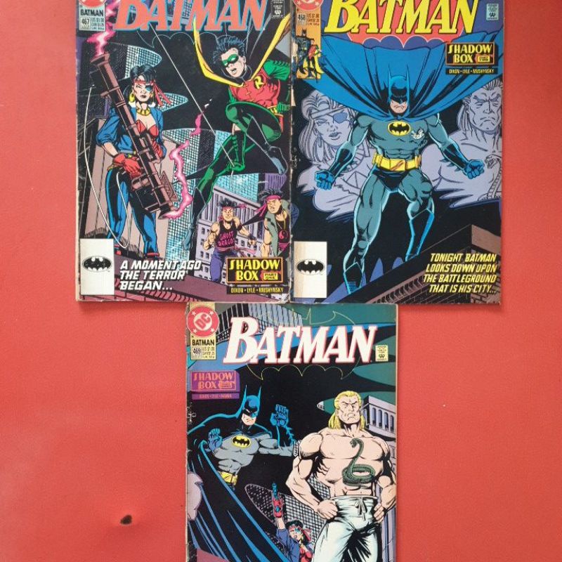 Komik -BATMAN -SHADOW BOX 1-3 Tamat