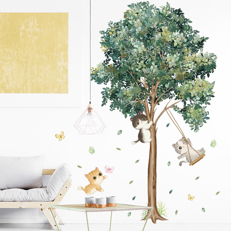 WALLSTICKER POHON WALLSTIKER WALL STIKER STICKER DINDING WALLPAPER WALPAPER POHON DAUN BUNGA SAKURA PINK WALSTICKER WALSTIKER RUMPUT DEKORASI RUMAH TEMBOK KAMAR MANDI RUANG TIDUR DEKOR DAPUR TAMAN AESTHENTIC Q 111 135 89 112 GUDANG WALLPAPER DAUN