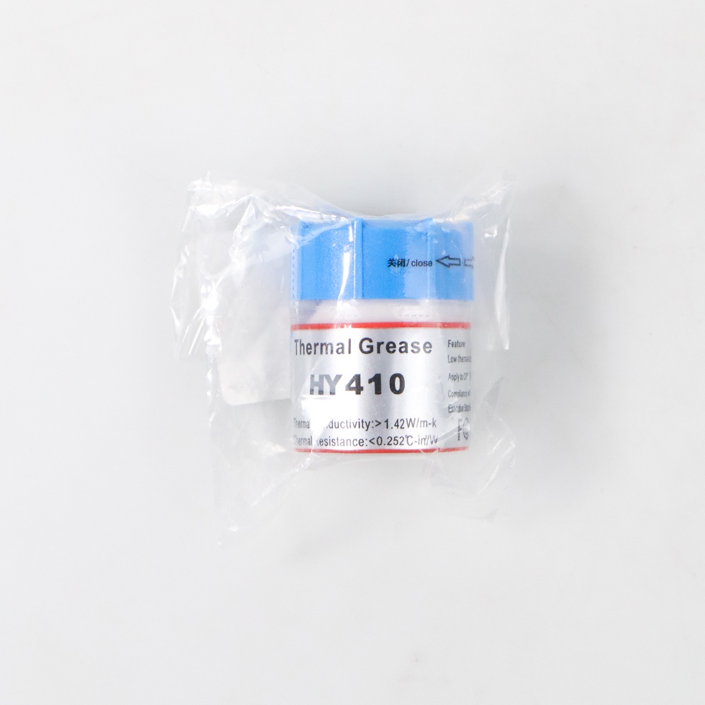 Thermal Paste CPU Heatsink Silicone Compound Conductive Grease 10g - HY410 - Gray