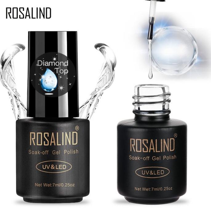 ROSALIND DIAMOND 7ml TOP COAT SUPER BRIGHT top coat kutek gel kilap