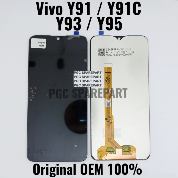 Original OEM 100% LCD Touchscreen Fullset Vivo Y91 - Y91C - Y93 - Y95