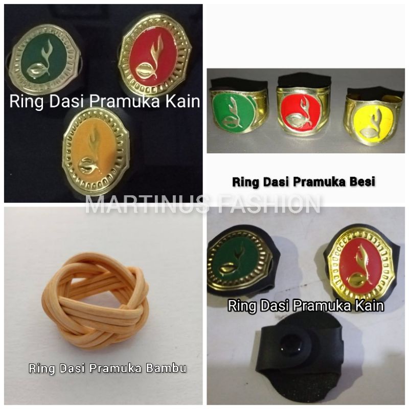 Ring Dasi Pramuka / Ring Dasi Pramuka Besi / Ring Dasi Pramuka Kain / Ring Dasi Pramuka Bambu