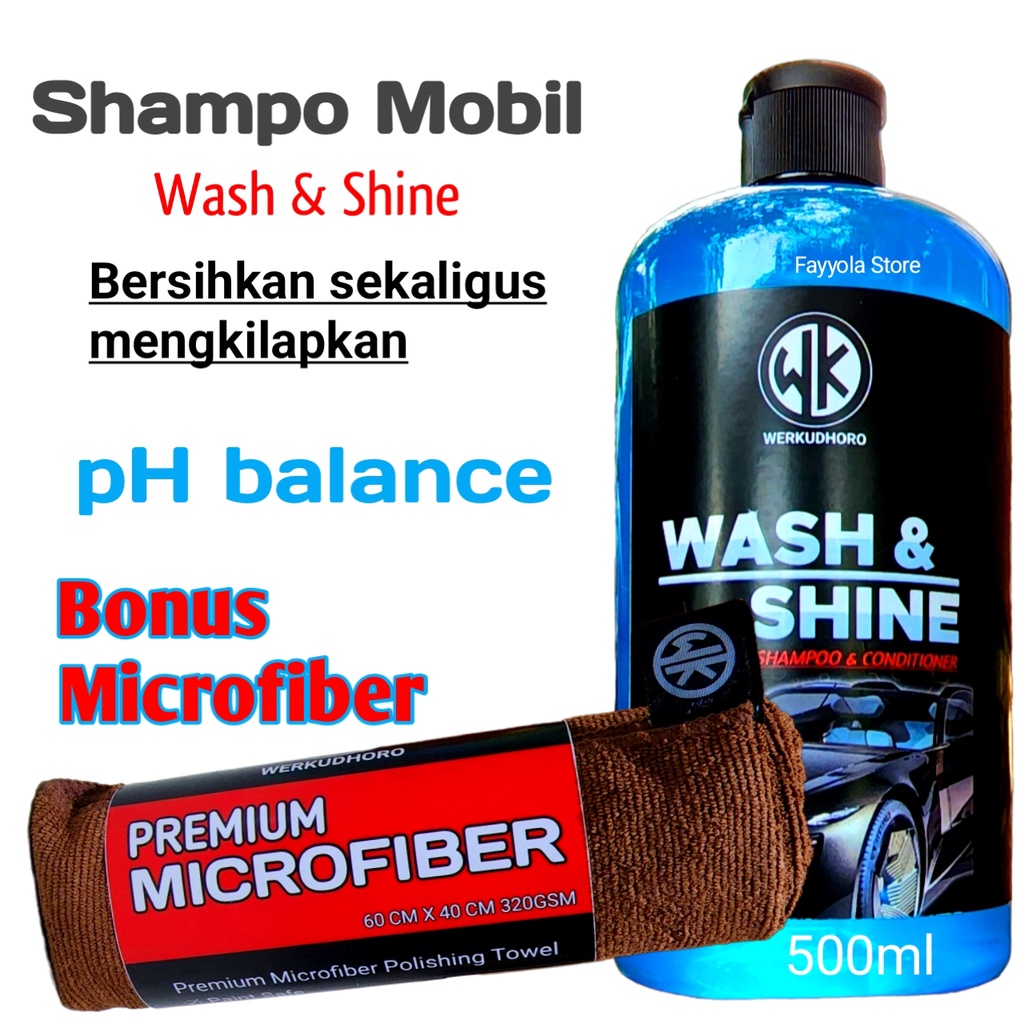 Shampo Mobil Motor ph Balance / Sabun Cuci Kendaraan / Pembersih Exterior Mobil