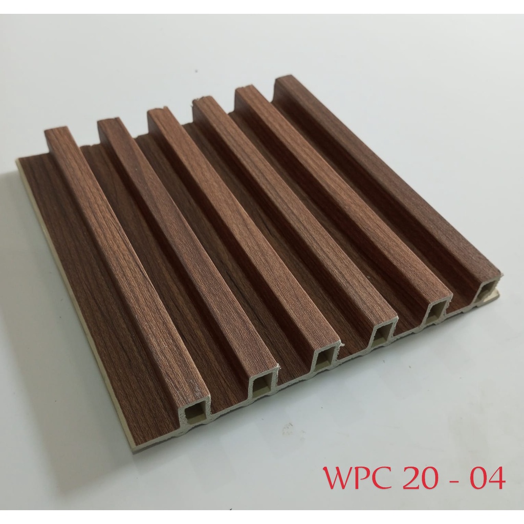 WPC Eco Wall Art Vertical Panel / Dekor minimalis Ruangan PVC - Medan