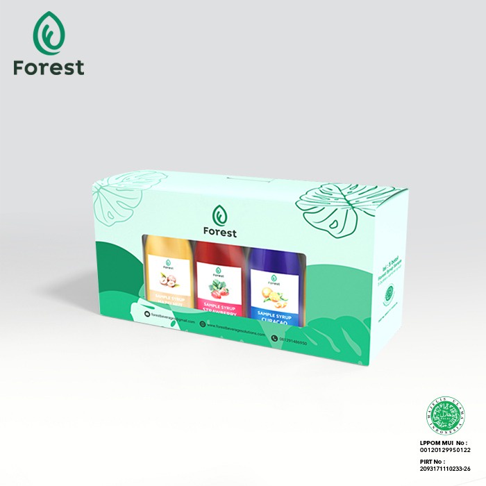 Forest Sirup Paket Sample A - 5 Variant Syrup Forest Bubble Drink