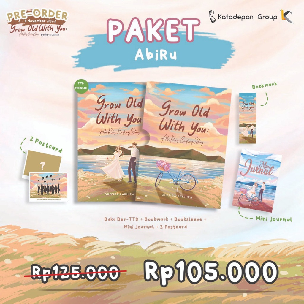 PRE ORDER Grow Old With You: AbiRu's Ending Story - Ghefira Zakhira