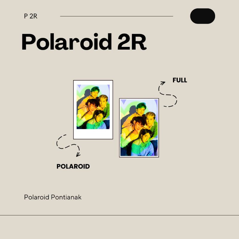 CETAK POLAROID 2R POLOS / 2R full