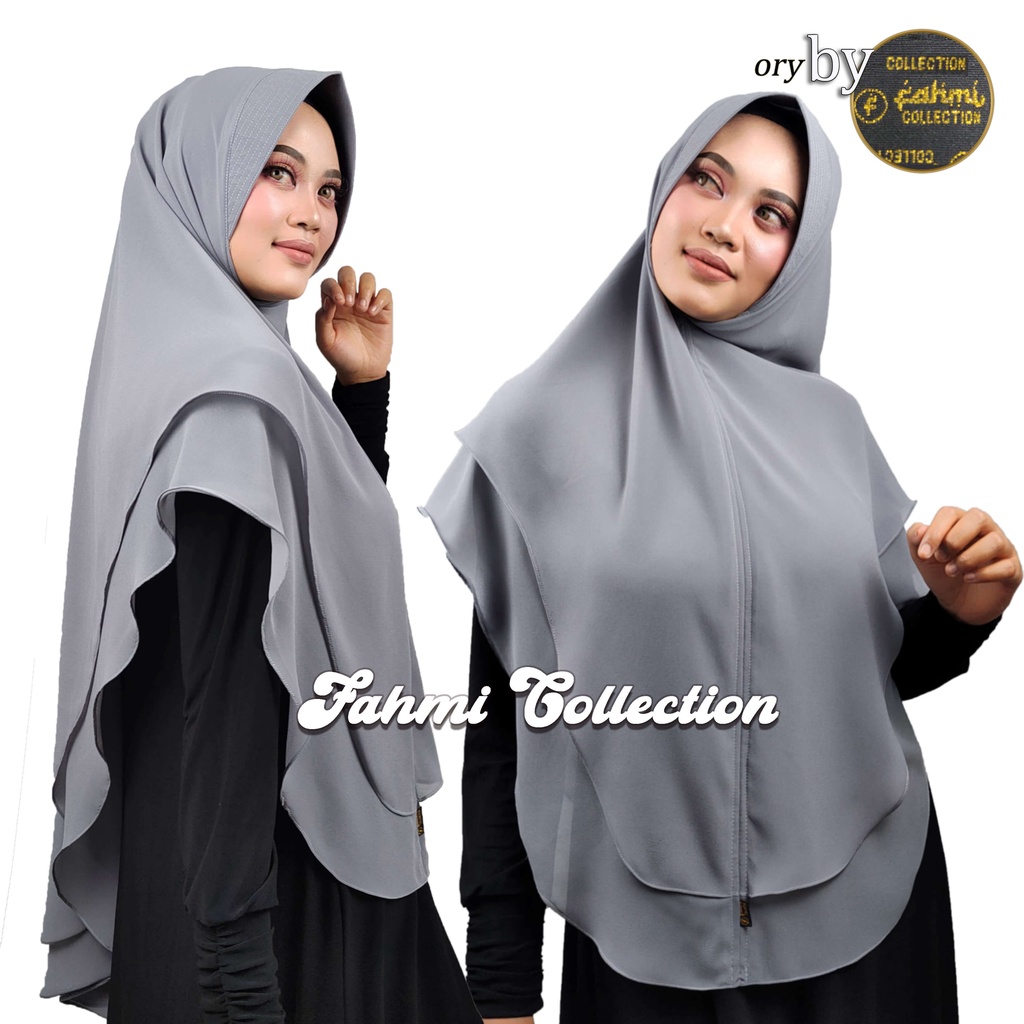 KIMAR OVAL 2LAYAR JUMBO/HIJAB 2LAYAR OVAL JUMBO