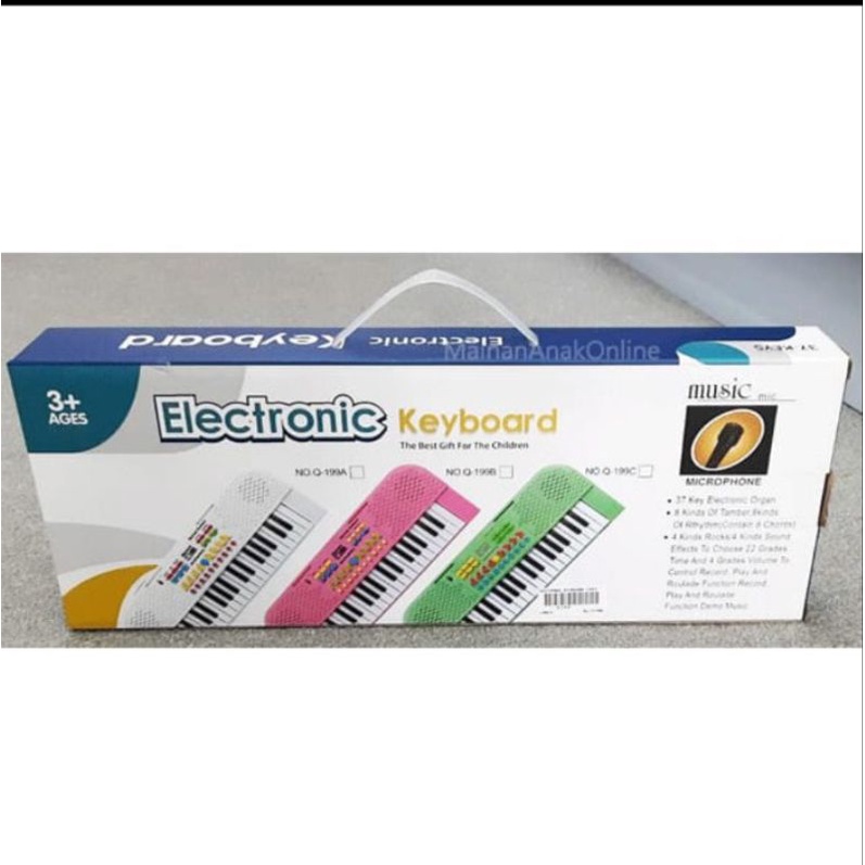 Mainan electronic keyboard mainan piano organ 37 keys