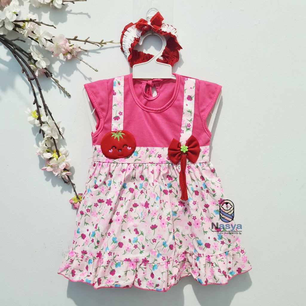 [P-019] Dress Bayi (0-6 bulan) Perempuan Motif Matahari