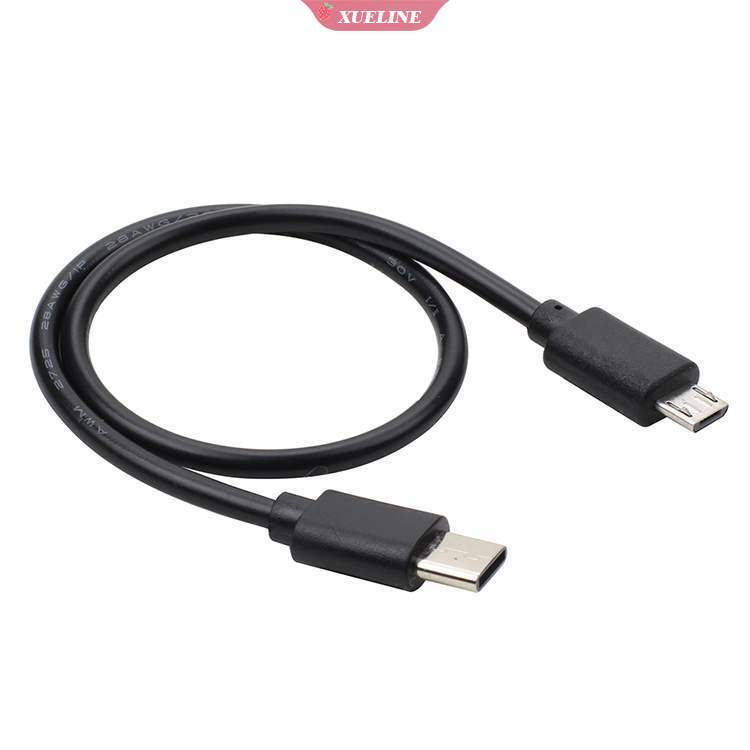 Kabel data / Charger Micro Usb Tipe C male Ke Micro Usb OTG Untuk Smartphone Android ZXL