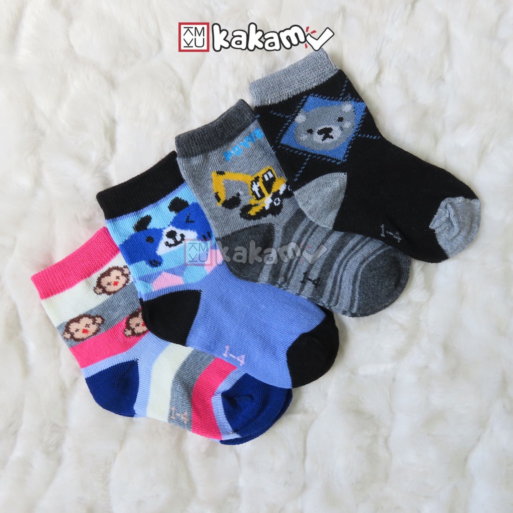 Kakamu Kaos Kaki Anak Karaker Kartun Lucu 1-3 Tahun