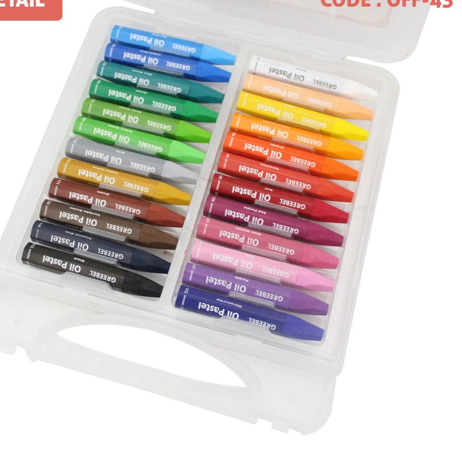 

PROMO SPESIAL KRAYON ARTIST TRANSPARANT ISI 24 WARNA GREEBEL OIL PASTELS PP CRAYON GRIBEL ART - OFF-43 ♘ 894