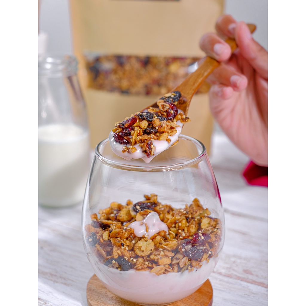 Granola Nutriology 400 gr Sereal Sehat Sarapan Praktis Makanan Diet Lengkap Murah Bergizi Alami High Quality